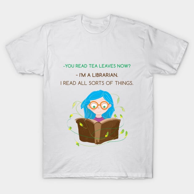 Librarian T-Shirt by Marija154